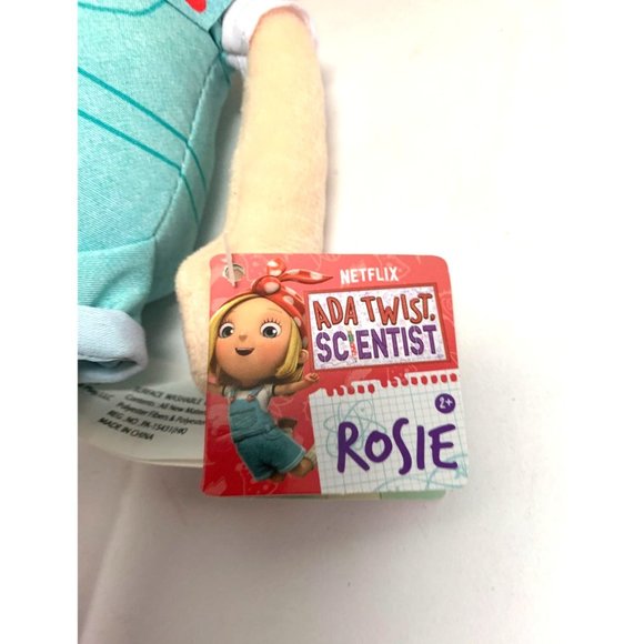 New Ada Twist Scientist Rose Plush Doll Stuffed Toy 11 in Tall Girl Blonde - Picture 2 of 5